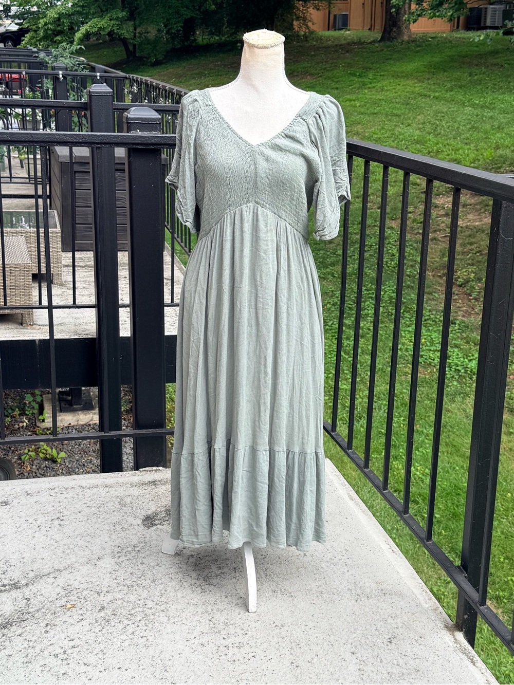 Baltic Born Dress in Sage Size XL